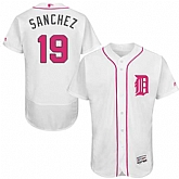 Detroit Tigers #19 Anibal Sanchez White Mother's Day Flexbase Stitched Jersey DingZhi,baseball caps,new era cap wholesale,wholesale hats