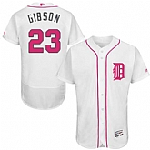 Detroit Tigers #23 Kirk Gibson White Mother's Day Flexbase Stitched Jersey DingZhi,baseball caps,new era cap wholesale,wholesale hats