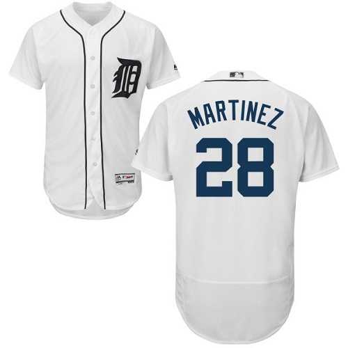 Detroit Tigers #28 J.D. Martinez White Flexbase Stitched Jersey DingZhi