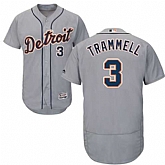 Detroit Tigers #3 Alan Trammell Gray Flexbase Stitched Jersey DingZhi,baseball caps,new era cap wholesale,wholesale hats