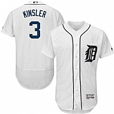 Detroit Tigers #3 Ina Kinsler White Flexbase Stitched Jersey DingZhi,baseball caps,new era cap wholesale,wholesale hats