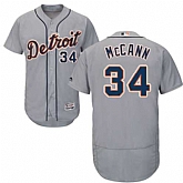 Detroit Tigers #34 James McCann Gray Flexbase Stitched Jersey DingZhi,baseball caps,new era cap wholesale,wholesale hats