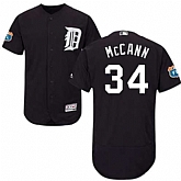 Detroit Tigers #34 James McCann Navy Flexbase Stitched Jersey DingZhi,baseball caps,new era cap wholesale,wholesale hats