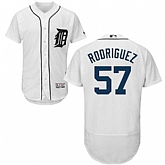 Detroit Tigers #57 Francisco Rodriguez White Flexbase Stitched Jersey DingZhi,baseball caps,new era cap wholesale,wholesale hats
