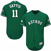 Houston Astros #11 Evan Gattis Green Celtic Flexbase Stitched Jersey DingZhi,baseball caps,new era cap wholesale,wholesale hats