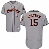 Houston Astros #15 Carlos Beltran Gray Flexbase Stitched Jersey DingZhi,baseball caps,new era cap wholesale,wholesale hats