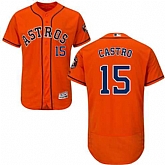 Houston Astros #15 Jason Castro Orange Flexbase Stitched Jersey DingZhi,baseball caps,new era cap wholesale,wholesale hats