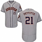 Houston Astros #21 Andy Pettitte Gray Flexbase Stitched Jersey DingZhi,baseball caps,new era cap wholesale,wholesale hats