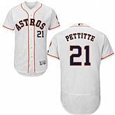 Houston Astros #21 Andy Pettitte White Flexbase Stitched Jersey DingZhi,baseball caps,new era cap wholesale,wholesale hats