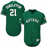 Houston Astros #21 Jon Singleton Green Celtic Flexbase Stitched Jersey DingZhi,baseball caps,new era cap wholesale,wholesale hats