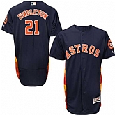 Houston Astros #21 Jon Singleton Navy Flexbase Stitched Jersey DingZhi,baseball caps,new era cap wholesale,wholesale hats