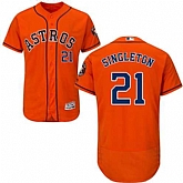 Houston Astros #21 Jon Singleton Orange Flexbase Stitched Jersey DingZhi,baseball caps,new era cap wholesale,wholesale hats