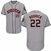 Houston Astros #22 Josh Reddick Gray Flexbase Stitched Jersey DingZhi,baseball caps,new era cap wholesale,wholesale hats
