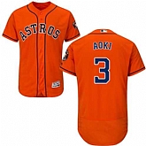 Houston Astros #3 Norichika Aoki Orange Flexbase Stitched Jersey DingZhi,baseball caps,new era cap wholesale,wholesale hats
