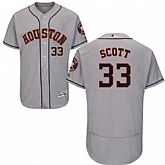 Houston Astros #33 Mike Scott Gray Flexbase Stitched Jersey DingZhi,baseball caps,new era cap wholesale,wholesale hats