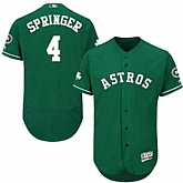 Houston Astros #4 George Springer Green Celtic Flexbase Stitched Jersey DingZhi,baseball caps,new era cap wholesale,wholesale hats