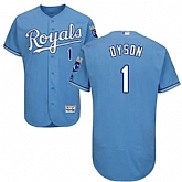 Kansas City Royals #1 Jarrod Dyson Light Blue Flexbase Stitched Jersey DingZhi,baseball caps,new era cap wholesale,wholesale hats