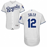 Kansas City Royals #12 Jorge Soler White Flexbase Stitched Jersey DingZhi,baseball caps,new era cap wholesale,wholesale hats