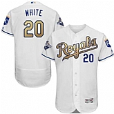 Kansas City Royals #20 Frank White White 2015 World Series Champions Gold Program Flexbase Stitched Jersey DingZhi,baseball caps,new era cap wholesale,wholesale hats