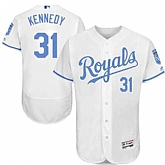 Kansas City Royals #31 Ian Kennedy White Father's Day Flexbase Stitched Jersey DingZhi,baseball caps,new era cap wholesale,wholesale hats