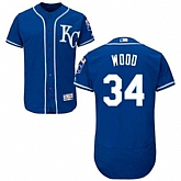 Kansas City Royals #34 Travis Wood Royal Flexbase Stitched Jersey DingZhi,baseball caps,new era cap wholesale,wholesale hats