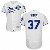 Kansas City Royals #37 Brandon Moss White Flexbase Stitched Jersey DingZhi,baseball caps,new era cap wholesale,wholesale hats