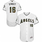 Los Angeles Angels of Anaheim #16 Houston Street White Memorial Day Flexbase Stitched Jersey DingZhi,baseball caps,new era cap wholesale,wholesale hats