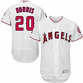 Los Angeles Angels of Anaheim #20 Bud Norris White Flexbase Stitched Jersey DingZhi,baseball caps,new era cap wholesale,wholesale hats