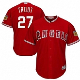 Los Angeles Angels of Anaheim #27 Mike Trout Red 2017 Spring Training New Cool Base Stitched Jersey DingZhi,baseball caps,new era cap wholesale,wholesale hats