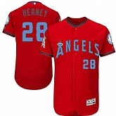 Los Angeles Angels of Anaheim #28 Andrew Heaney Red Father's Day Flexbase Stitched Jersey DingZhi,baseball caps,new era cap wholesale,wholesale hats