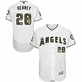 Los Angeles Angels of Anaheim #28 Andrew Heaney White Memorial Day Flexbase Stitched Jersey DingZhi,baseball caps,new era cap wholesale,wholesale hats