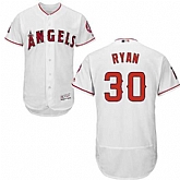Los Angeles Angels of Anaheim #30 Nolan Ryan White Flexbase Stitched Jersey DingZhi,baseball caps,new era cap wholesale,wholesale hats