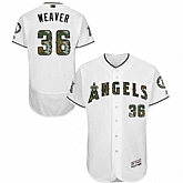 Los Angeles Angels of Anaheim #36 Jered Weaver White Memorial Day Flexbase Stitched Jersey DingZhi,baseball caps,new era cap wholesale,wholesale hats