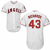 Los Angeles Angels of Anaheim #43 Garrett Richards White Flexbase Stitched Jersey DingZhi,baseball caps,new era cap wholesale,wholesale hats