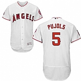 Los Angeles Angels of Anaheim #5 Albert Pujols White Flexbase Stitched Jersey DingZhi,baseball caps,new era cap wholesale,wholesale hats