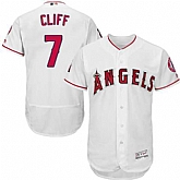 Los Angeles Angels of Anaheim #7 Cliff Pennington White Flexbase Stitched Jersey DingZhi,baseball caps,new era cap wholesale,wholesale hats