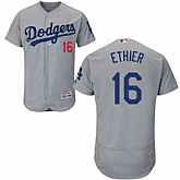 Los Angeles Dodgers #16 Andre Ethier Gray Flexbase Stitched Jersey DingZhi,baseball caps,new era cap wholesale,wholesale hats