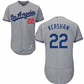 Los Angeles Dodgers #22 Clayton Kershaw Gray Collection Player Flexbase Stitched Jersey DingZhi,baseball caps,new era cap wholesale,wholesale hats
