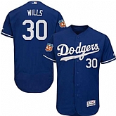 Los Angeles Dodgers #30 Maury Wills Blue Flexbase Stitched Jersey DingZhi,baseball caps,new era cap wholesale,wholesale hats