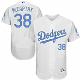 Los Angeles Dodgers #38 Brandon McCarthy White Father's Day Flexbase Stitched Jersey DingZhi,baseball caps,new era cap wholesale,wholesale hats