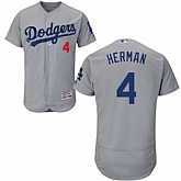 Los Angeles Dodgers #4 Babe Herman Gray Flexbase Stitched Jersey DingZhi,baseball caps,new era cap wholesale,wholesale hats