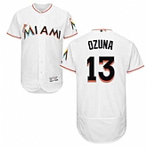 Miami Marlins #13 Marcell Ozuna White Flexbase Stitched Jersey DingZhi,baseball caps,new era cap wholesale,wholesale hats