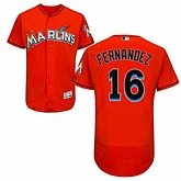 Miami Marlins #16 Jose Fernandez Orange Flexbase Stitched Jersey DingZhi,baseball caps,new era cap wholesale,wholesale hats