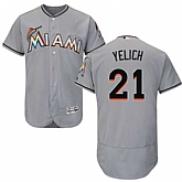 Miami Marlins #21 Christian Yelich Gray Flexbase Stitched Jersey DingZhi,baseball caps,new era cap wholesale,wholesale hats