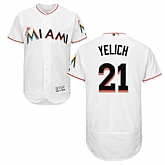 Miami Marlins #21 Christian Yelich White Flexbase Stitched Jersey DingZhi,baseball caps,new era cap wholesale,wholesale hats