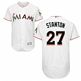 Miami Marlins #27 Giancarlo Stanton White Flexbase Stitched Jersey DingZhi,baseball caps,new era cap wholesale,wholesale hats