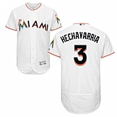 Miami Marlins #3 Adeiny Hechavarria White Flexbase Stitched Jersey DingZhi,baseball caps,new era cap wholesale,wholesale hats