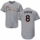 Miami Marlins #8 Andre Dawson Gray Flexbase Stitched Jersey DingZhi,baseball caps,new era cap wholesale,wholesale hats