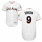 Miami Marlins #9 Dee Gordon White Flexbase Stitched Jersey DingZhi,baseball caps,new era cap wholesale,wholesale hats