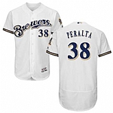 Milwaukee Brewers #38 Wily Peralta White Flexbase Stitched Jersey DingZhi,baseball caps,new era cap wholesale,wholesale hats